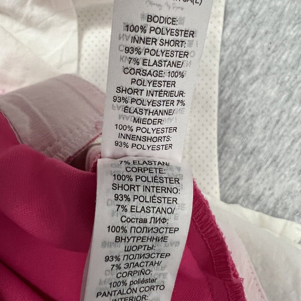 Tory Burch Sport Skirt Womens Large Pink 17" Skort Lined Golf Athleisure Club - Picture 9 of 16